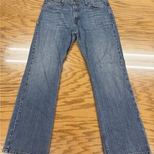 Tommy Hilfiger Bootcut Vintage Wash Faded Denim Relaxed Fit Jeans Men's 34x32